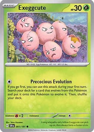 Exeggcute 001/191 Surging Sparks - Common