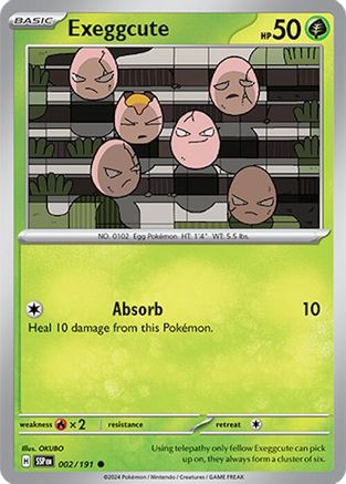 Exeggcute 002/191 Surging Sparks - Common