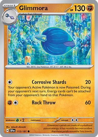 Glimmora 115/191 Surging Sparks - Common