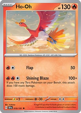 Ho-Oh 019/191 Surging Sparks - Uncommon
