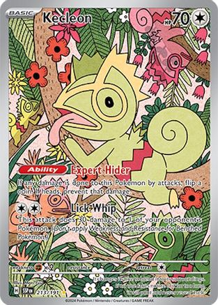 Kecleon 213/191 - Holofoil Surging Sparks - Illustration Rare