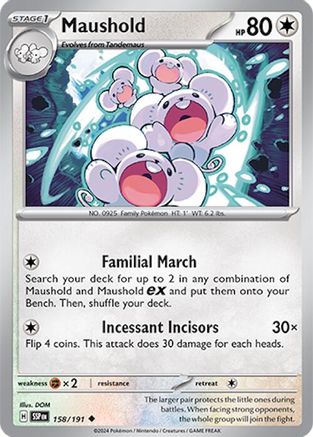 Maushold 158/191 Surging Sparks - Uncommon