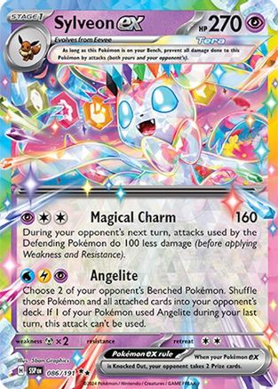 Sylveon ex 086/191 - Holofoil Surging Sparks - Double Rare