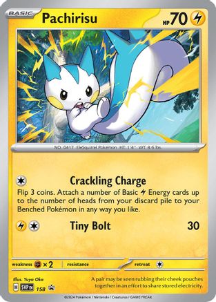 Pachirisu 158 - Holofoil SV Scarlet & Violet Promo Cards