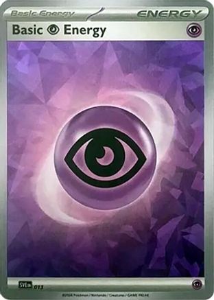 Basic Psychic Energy (Cracked Ice Holo) 013 - Holofoil SVE Scarlet & Violet Energies