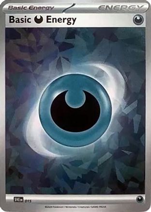 Basic Darkness Energy (Cracked Ice Holo) 015 - Holofoil SVE Scarlet & Violet Energies