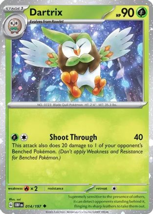 Dartrix (Cosmos Holo) 014/197 - Holofoil Miscellaneous Cards & Products