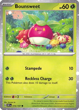 Bounsweet (Cosmos Holo) 016/197 - Holofoil Miscellaneous Cards & Products