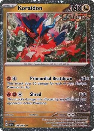 Koraidon (Cosmos Holo) 119/162 - Holofoil Miscellaneous Cards & Products