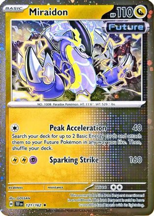 Miraidon (Cosmos Holo) 121/162 - Holofoil Miscellaneous Cards & Products