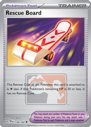 Rescue Board (League Promo) 159/162 - Reverse Holofoil League & Championship Cards