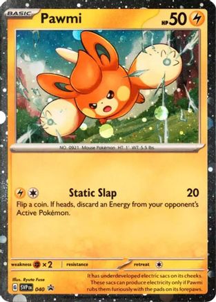 Pawmi (Cosmos Holo) 040 - Holofoil SV Scarlet & Violet Promo Cards