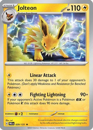 Jolteon 029/131 - Holofoil Prismatic Evolutions
