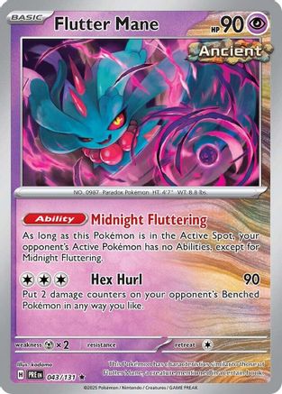 Flutter Mane 043/131 - Reverse Holofoil Prismatic Evolutions