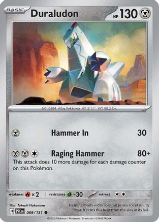 Duraludon 069/131 - Reverse Holofoil Prismatic Evolutions