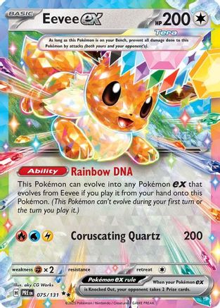 Eevee ex 075/131 - Holofoil Prismatic Evolutions