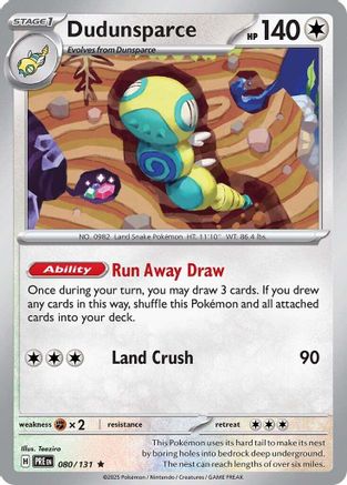 Dudunsparce 080/131 - Holofoil Prismatic Evolutions