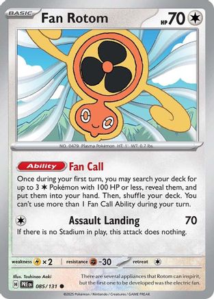 Fan Rotom 085/131 - Reverse Holofoil Prismatic Evolutions