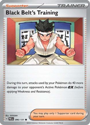 Black Belt's Training 096/131 - Reverse Holofoil Prismatic Evolutions