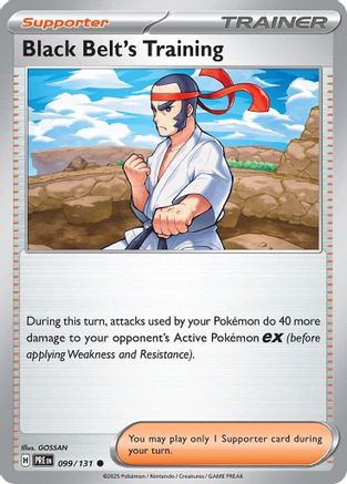 Black Belt's Training 099/131 - Reverse Holofoil Prismatic Evolutions