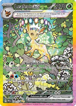 Leafeon ex 144/131 - Holofoil Prismatic Evolutions
