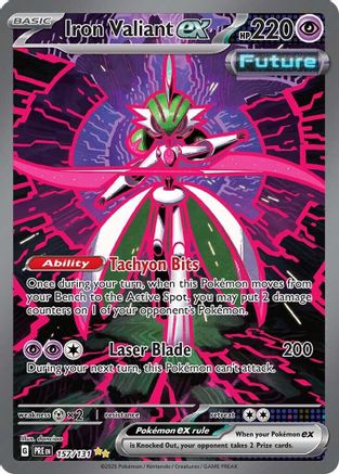 Iron Valiant ex 157/131 - Holofoil Prismatic Evolutions