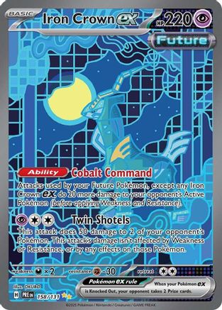 Iron Crown ex 158/131 - Holofoil Prismatic Evolutions