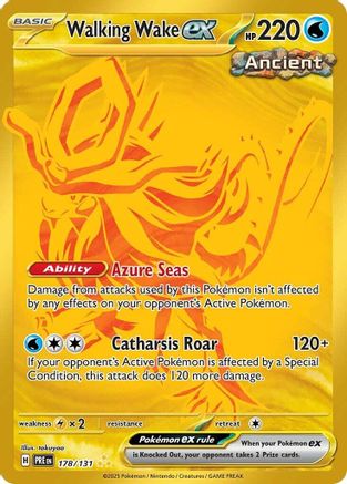 Walking Wake ex 178/131 - Holofoil Prismatic Evolutions