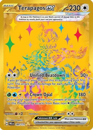 Terapagos ex 180/131 - Holofoil Prismatic Evolutions