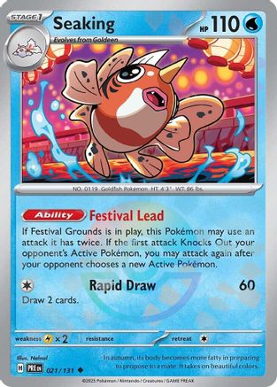 Seaking (Poke Ball Pattern) 021/131 - Holofoil Prismatic Evolutions