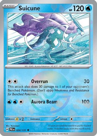 Suicune (Poke Ball Pattern) 024/131 - Holofoil Prismatic Evolutions
