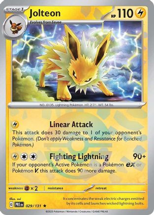 Jolteon (Poke Ball Pattern) 029/131 - Holofoil Prismatic Evolutions