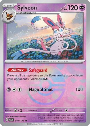 Sylveon (Poke Ball Pattern) 040/131 - Holofoil Prismatic Evolutions