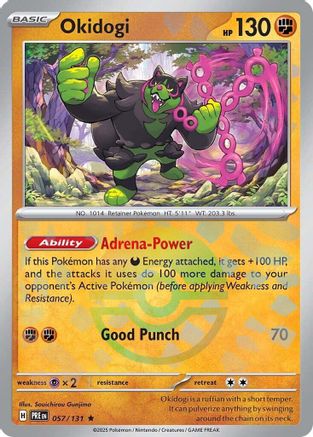 Okidogi (Poke Ball Pattern) 057/131 - Holofoil Prismatic Evolutions