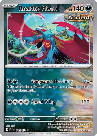 Roaring Moon (Poke Ball Pattern) 065/131 - Holofoil Prismatic Evolutions