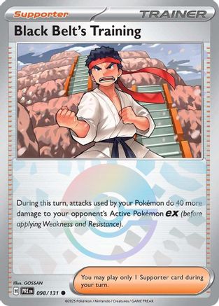 Black Belt's Training (Poke Ball Pattern) 098/131 - Holofoil Prismatic Evolutions