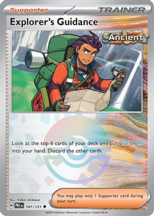 Explorer's Guidance (Poke Ball Pattern) 107/131 - Holofoil Prismatic Evolutions