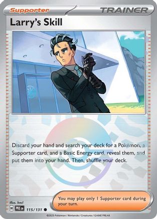 Larry's Skill (Poke Ball Pattern) 115/131 - Holofoil Prismatic Evolutions