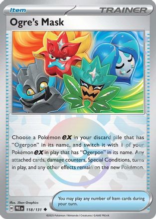 Ogre's Mask (Poke Ball Pattern) 118/131 - Holofoil Prismatic Evolutions