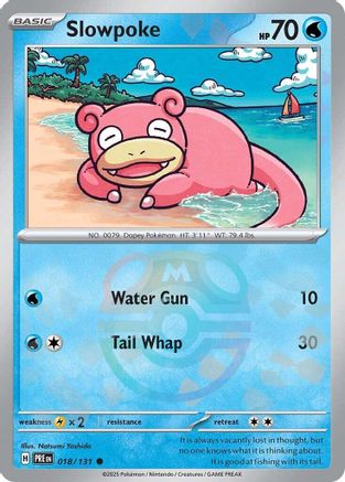 Slowpoke (Master Ball Pattern) 018/131 - Holofoil Prismatic Evolutions