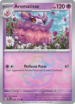 Aromatisse (Master Ball Pattern) 039/131 - Holofoil Prismatic Evolutions