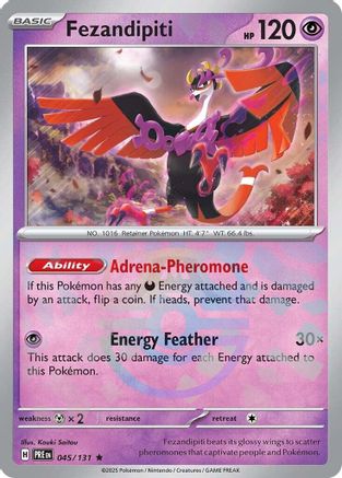 Fezandipiti (Master Ball Pattern) 045/131 - Holofoil Prismatic Evolutions