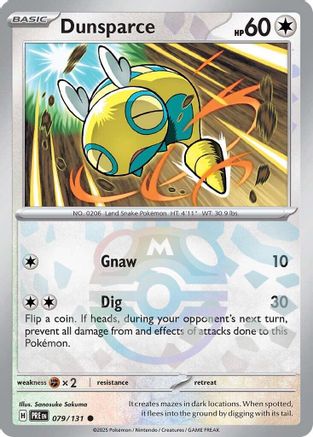 Dsparce (Master Ball Pattern) 079/131 - Holofoil Prismatic Evolutions
