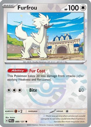 Furfrou (Master Ball Pattern) 088/131 - Holofoil Prismatic Evolutions