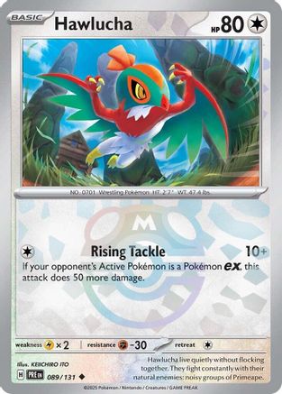 Hawlucha (Master Ball Pattern) 089/131 - Holofoil Prismatic Evolutions