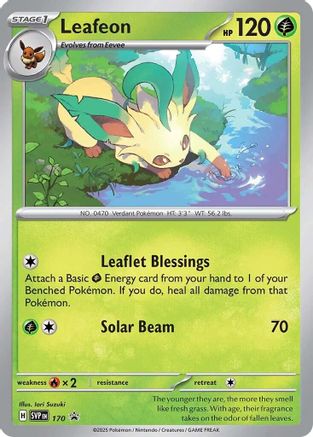 Leafeon (Cosmos Holo) 170 - Holofoil SV Scarlet & Violet Promo Cards