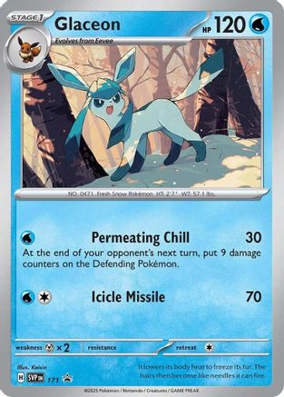Glaceon (Cosmos Holo) 171 - Holofoil SV Scarlet & Violet Promo Cards