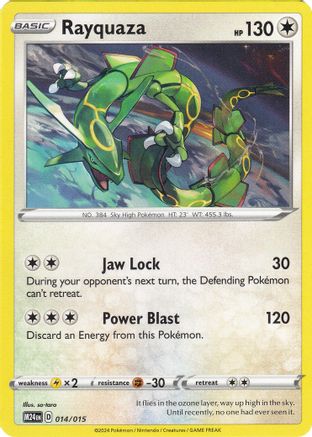 Rayquaza 014 McDonalds Promos 2024