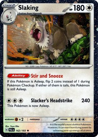 Slaking (Cosmos Holo) 162/193 - Holofoil Miscellaneous Cards & Products