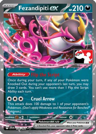 Fezandipiti ex 038/064 - Holofoil Prize Pack Series Cards